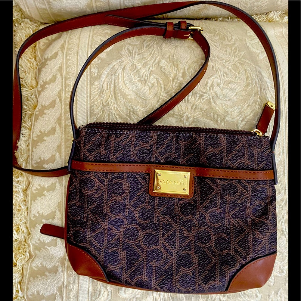 Calvin Klein -Crossbody bag/purse - brown/tan